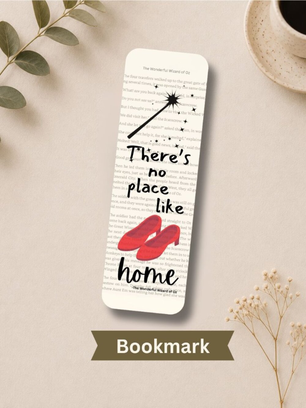 Wizard of Oz Book Page Bookmark